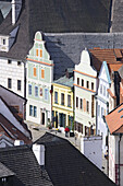 Siroka-Strasse, Cesky Krumlov, Krummau an der Moldau, Südböhmen, Tschechien