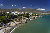 View over Playa de Calahonda, Nerja, Andalusia, Spain