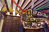Inside the bar La posada de la Villa, Cava Baja, Madrid, Spain