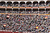 Stierkampf in der Las Ventas Arena, Madrid, Spanien