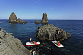 Zyklopeninseln, Aci Trezza, Aci Castello, Sizilien, Italien