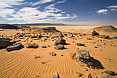 Steinwüste, Libyen, Sahara, Afrika