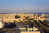 Skyline of Tripoli with National Museum, Libya, Africa