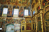 18th century paintings in the refectory of the Church of St Demetrios on the Blood, Uglich. Golden Ring, Russia