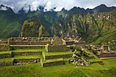 Temple of the Three Windows, Machu Picchu sacred city of the Inca empire, Cusco region, Peru