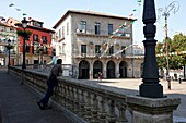 Town Hall, Independentziaren Enparantza, Lekeitio, Biscay, Basque Country, Spain