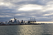Harbour and Auckland Skyline, Auckland Province, New Zealand