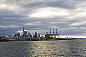 Hafen und Skyline von Auckland City, Region Auckland, Neuseeland