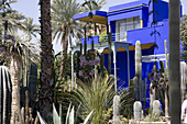 The Blue House in Marjorelle Garden, Marrakech, Morocco