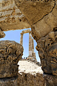Ruins of the Temple of Hercules and sacred ´temenos´  2nd century AD), Amman, Jordan