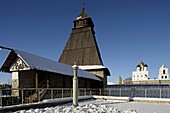 Russia,Pskov,Kremlin,Fortifications Wall,Holy Trinity Cathedral,1699,Bell Tower,St  Blaise Tower,14th century