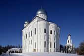 Russia,Novgorod-the-Great Region,Yuriev St Georges Monastery,St George cathedral 1119,12th century