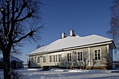 Russia,Pskov Region,Pushkinskie Gory,Mikhailovskoye,Domain of Alexander Pushkin family ,Wooden Estate