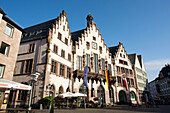 Germany, Hessen, Frankfurt-am-Main, Romerberg Square buildings