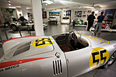 Porsche spider racing car, 1955, Porsche Car Museum, Stuttgart-Zuffenhausen, Baden-Wurttemberg, Germany