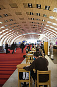 Charles de Gaulle Airport, international departure area, Terminal 2E, Paris, France