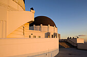 Griffith Park Observatory at sunset, Los Angeles, California, USA