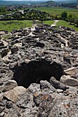 Italy, Sardinia, La Marmilla Region, Barumini, Nuraghe Su Nuraxi, Unesco World Heritage Site of 14 century BC city