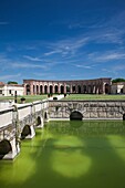 Italy, Lombardy, Mantua, Palazzo Te, courtyard