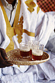 Tea. Adrar Plateau, Sahara Desert, Mauritania