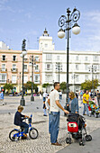 Plaza de San Antonio, Cadiz. Andalusia, Spain