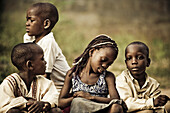 Kinder in Ouidah, Benin