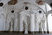 Innenansicht von Saal im Fuldaer Stadtschloß, Fulda, Rhön, Hessen, Deutschland, Europa