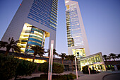 Jumeirah Emirates Towers in the evening, Dubai, UAE, United Arab Emirates, Middle East, Asia