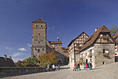 Nürnberger Burg, Nürnberg, Bayern, Deutschland
