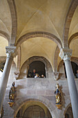 View inside the imperial chapel, Imperial castle, Nuremberg, Franconia, Bavaria, Germany