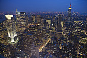 Aerial view of New York City, USA