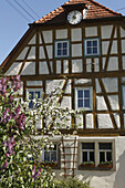 former city hall in Oberessfeld, Rhön, Franconia, Bavaria, Germany