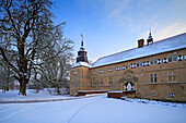 Wasserschloss Westerwinkel, bei Ascheberg, Münsterland, Nordrhein-Westfalen, Deutschland