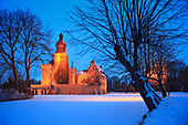 Wasserschloss Gemen, bei Borken, Münsterland, Nordrhein-Westfalen, Deutschland