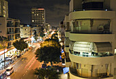 Ben Yehuda Strasse am Abend, Tel Aviv, Israel, Naher Osten