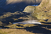 Lago Leyta, Col de Nivolet, Nationalpark, Nationalpark Gran Paradiso, Aostatal, Italien