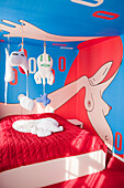 Hotelzimmer No.202, You are a baby, Design Boris Hoppek, Hotel Fox, Kopenhagen, Dänemark