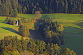 Felder und Wiesen bei St. Peter, Herbst, Südlicher Schwarzwald, Schwarzwald, Baden-Württemberg, Deutschland, Europa