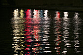 River Spree at night, museum island, Berlin Mitte, Berlin, Germany