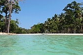 View across Lalaji Bay in the sunlight, Long Island, Middle Andaman, Andamans, India