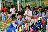 Kinder im Kindergarten, Saigon, Ho Chi Minh City, Vietnam