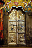 Relic shrine in the Temple of the Tooth in Kandy, Kandy, Sri Lanka, Asia