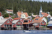 Dorf Ulvön an der Küste, Höga Kusten, Västernorrland, Schweden, Europa