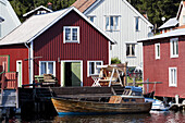 Häuser des Dorfes Ulvön, Höga Kusten, Västernorrland, Schweden, Europa