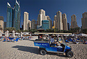 Beach Butler at Hotel Beach of Hilton in Dubai, United Arab Emirates