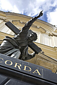 Statue of Christ at the Church of the Holy Cross, Warsaw, Poland, Europe