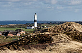 Red Cliff Lighthouse in Kampen, Sylt, Schleswig-Holstein, Germany