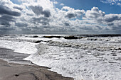 North Sea Beach in Westerland, Sylt, Schleswig-Holstein, Germany