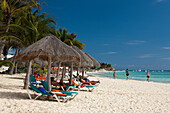 Strand Playa del Carmen, Riviera Maya, Halbinsel Yucatan, Karibik, Mexiko