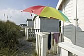 Bathing huts in Ljunghusen, Skane, Sweden